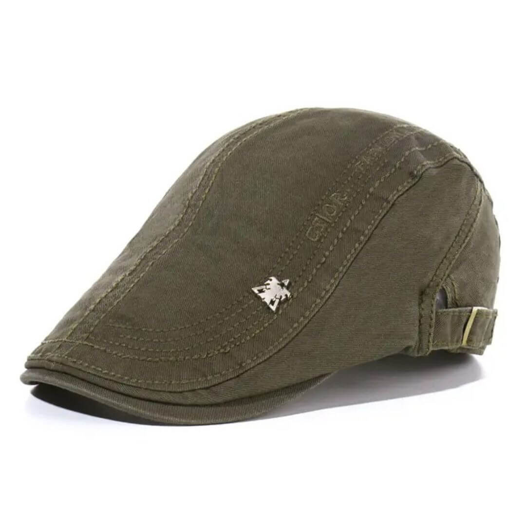構造的コットンフラットキャップ - ミネアポリスモデル